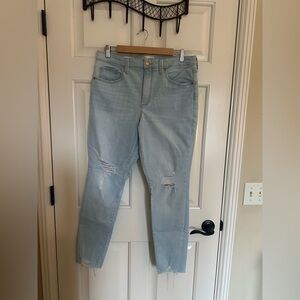 Universal Thread Light Blue Distressed Skinny Jeans